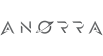 Anorra Grayscale Horizontal Logo